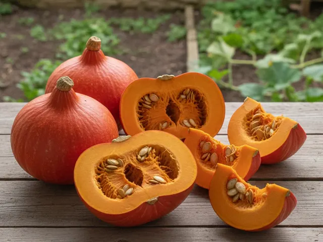 Pompoen 'Rode Kuri' (Uchiki Kuri)